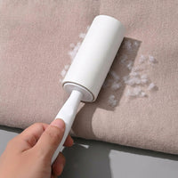 Pet Hair Remover with Handle for Car Cleaning and Sofa Cleaner, Extra Sticky Roller for Clothes and Car Seats, Removes Cat and Dog Hair, 1 Pack