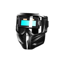 Heat-Insulating Auto Darkening Metalworking Mask Breathable Auto Darkening Metalworking Helmet /IR Protection Full Face Welder Mask Large View for Welders