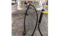 Flexible Tube Steam Wand Cleaning Brush Dense Bristles Steam Wand Descaling Brush Curved Handle