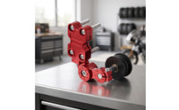 Replacement Motorcycle Chain Adjuster Easy to Adjust Chain Adjuster with Roller Wheel Anodized Hardware Machined for Mechanics