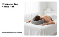 Memory Foam Face down Pillow Removable Washable Cover Massage Face Cradle Slow Rebound for Spa Clients, Beauty Salon, Medical Facility