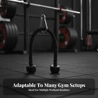 Molded Grips Cable Pull down Rope 70 Cm Cable Attachment Rope Braided Fitness Accessory Thick