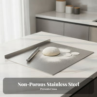 Stainless Steel Cutting Board | Easy-toeasy-care Surface, Flat square shape, for Kitchen