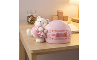 Bears Piggy Bank Carved Bears Money Bank Adorable Container for Nursery