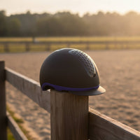 Equestrian Riding Helmet Matte Horse Riding Helmet Adjustable Wear-Resistant for Riders, Stable Work