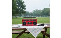 Multifunction Retro 80s Design Boombox Powerful Bass Retro Cassette Boombox SD Card and USB Input AM Frequency Modulation SW Radio Two Power Supply for Outdoor
