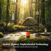 renewable Shower Pump Kit Portable Camping gear Simple single-Button Operation individual wellness Appliance for Renters, Outdoor, Dormitory, Gardening