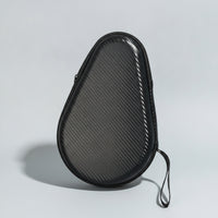 Table Tennis Case with Wrist Strap Hard-Cover Table Tennis Paddle Case Zippered for Travel, Training