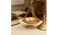 Miniature Balance Scale with Weights Realistic Balance Scale with Weights Compact for Study Desk