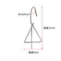 Sturdy and Long-Lasting Stainless Steel Pot Hanger Easy to Use Flower Pot Hook Space Saving Railing Planter Hook for Gardeners, Fence, Balcony, Patio, Outdoor