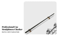 Twin-Wheel-Wheel Design Pool Cue Straightness Checker Accurate Inspection Billiard Cue Straightness Checker High-Precision Bearings