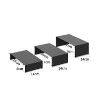 Easy to Clean 3-Tier Dessert Stand Stable Base Serving Tray Stackable Design Tableware Lightweight yet Sturdy for Afternoon Tea