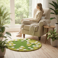 Round Cat Scratch Mat Long-Lasting Scratching Pad Multi-Purpose for Living Room