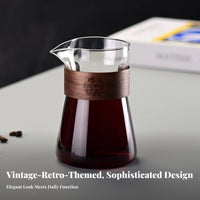 Leak-Proof-Leak-Drip-Proof-Proof Spout Pour-over Coffee Pot Easy to Clean Pour over Coffee Server Elegant Design