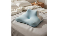 Slow Rebound Face down Napping Pillow Removable Washable Cover Memory Foam Prone Sleeping Pillow Pressure Relief Cervical Support Lounge Cushion Breathable Material for Office Workers, Students, Bed Lounging, Travel