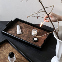 Vanity Tray Retro Style Jewelry Tray Gift Prepared Home Decor for Dressing Table, Entryway