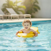 Inflationinflation-Proof Underarm Swimming Float Animal-Shaped Underarm Flotation Device with Adjustable Straps Solid Core Non-Inflatable Swim Flotation Device Safe for Infants, Toddlers, Pool, Bath