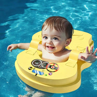 Underarm Car-Shaped Pool Buoy Padded Swim Buoy with Back Strap Thick Toy Inflatable for Toddlers