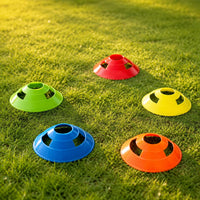 New Windproof Hollow Soccer Training Cones, Obstacle Markers for Basketball Taekwondo Agility Drills