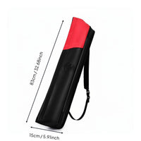 Nine-Slot Billiard Cue Bag Adjustable Shoulder Strap Multi-Cue Storage Bag Wear-Resistant Sports Accessory for Travel