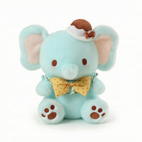 Stuffed Elephant with Bow Tie Cute Elephant Stuffed Animal Soft Fuzzy for Children, Nursery, Playroom
