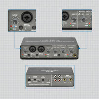 USB Audio Interface on-the-Fly Sound Effortless Hardware for Artists, Podcasters