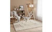 Home Fitness Climber Non-Slip Pedals Stair Stepper Machine Adjustable Height Vertical Climber