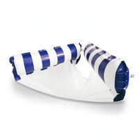 Lightweight Pool Lounge Lounger with Mesh Seat L-Shaped Inflatable Pool Lounge Lounger Portable Lounger Foldable for Adults, Beach, Lake