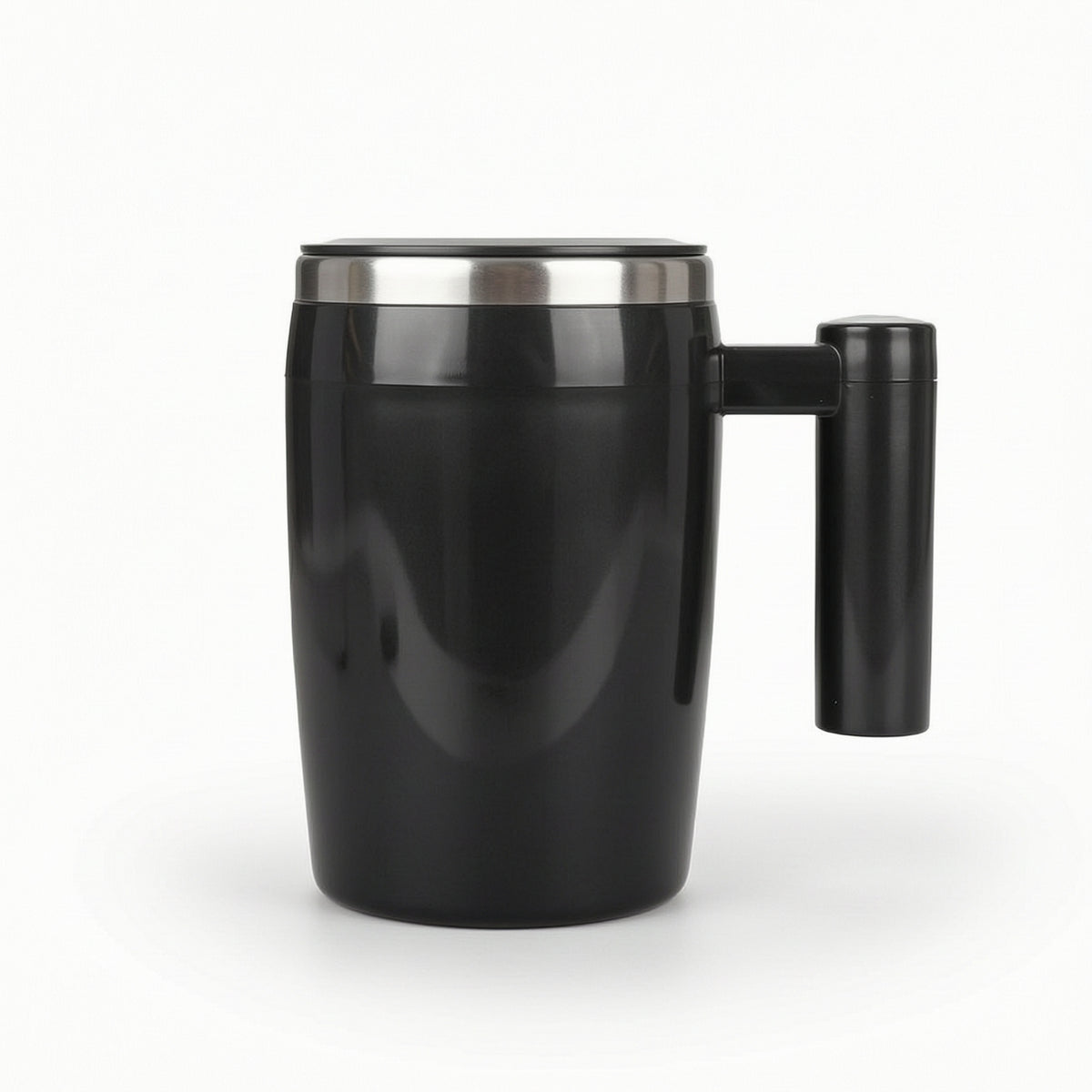 Electric Self-Stirring Cup Waterproof Electromagnetic Self-Stirring Mug Rechargeable Mixing Cup with Handle Stainless Steel