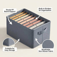 Wardrobe Storage Dividers for Clothes, Drawer Organiser Wardrobe Storage, Clothes Drawer Organiser Set, Underwear Socks Bras