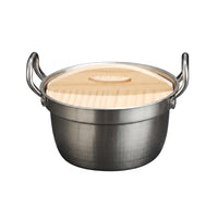 Double Handle Ramen Pot Round Cooking Gear Small