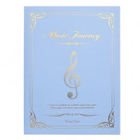 Hard Cover A4 Music Score Folder Treble Clef Sheet Music Binder