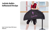 Waterproof Tutu Bag Large Capacity Ballet Tutu Carrier 2-Way Carry for Performers, Teenagers, Stage Performance, Recitals, Behind the Scenes