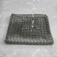 Thick Microfibre Cloth and Microfibre Towel, 30x40cm Cleaning Cloths for Glass and Bar, 2 Pack Weave High Absorbency Towels