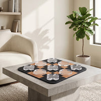 Board with Acrylic Pieces High-Contrast for Interior Designers