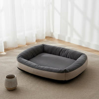 All Seasons Rectangular Supportive Edge Pet Bed Restful Sleep Soft Pet Lounger for Cats
