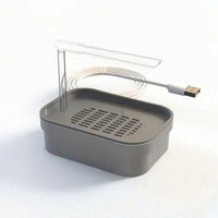 Bird Bath with Spray Bar USB-Powered Bird Bath with Pump Pet Supply Circulating Compact for Small Birds, Cage, Aviary