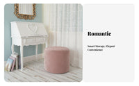 French design Carved Dressing Table with Stool and Mirror Princess Theme Vanity Set Floral Carvings Bedroom Furniture Space-Saving for Teenage Girls, Makeup lovers, Teenagers, Small Apartment, Dorm Room