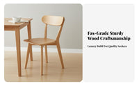 Solid Wood Construction Wooden Stool with Backrest Central-Century Modern Aesthetic High-Back Side Chair Ergonomic Design Kitchen Seating Easy to Clean for Restaurant Owners, Homeowners, Office Workers, Dining Room, Cafe