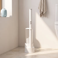 Disposable Toilet Brush Set Compact Toilet Cleaning System with Refills Cleaner Easy to Use Convenient for Bathroom, Home