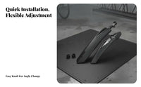 2 Pieces Front and Rear Bike Mudguard Set Easy to Install Front and Rear Mudguard Set Mountain Bike Spray Guard Long-Lasting