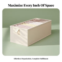 Narrow Wardrobe Bin Space Saving Clothing Storage Bin Textile Clothes Organizer Sturdy Frame Pants Storage Container for Shelf