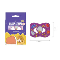 20 Pieces Mouth Sleep Strips Congestion Relief Adhesive Mouth Patches Sleep Strip Performance Skin-Friendly for Children, Travel
