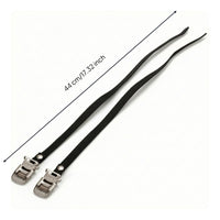 Bike Pedal Straps with Metal Buckle Heavy Duty Cycle Pedal Straps Non-Slip Easy to Use for Cyclists, Indoor Training