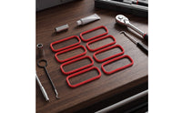 8 Pieces Intake Manifold Gasket Kit Molded O Seal Rectangular for LS Swaps