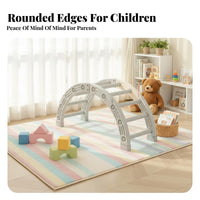 Quarter-Circle Climbing Arch Physical Ability Development Toddler Gym Safety Certified Easy to Clean for Babies, Infants