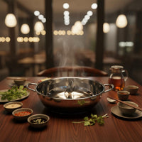 Thickened Material Divided Hot Pot Double Handle Yuan Yang Pot Food Grade Cookware for Party