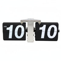 Desktop Flip Clock Large Numbers Flip Clock Powered Home Decor for Living Room, Desk