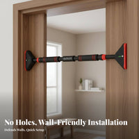 Doorway Pull-up Bar Drill Installation Doorway Pull up Bar Multi-Functional for Adults, Fitness Enthusiasts, Indoor, Corridor, Garage
