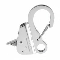 Coil-Operated Loaded Adjustable Rope Hook Sliding Tension Hook Marine Hardware for Boating